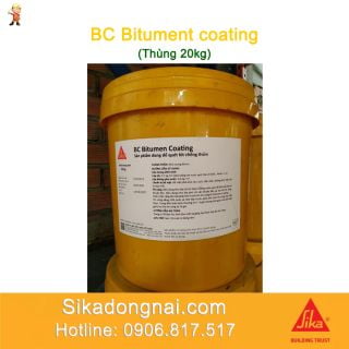 Sika BC Bitumen Coating - Sika Biên Hòa, Đồng Nai - Công Ty TNHH Hóa Chất Xây Dựng Tân Tiến